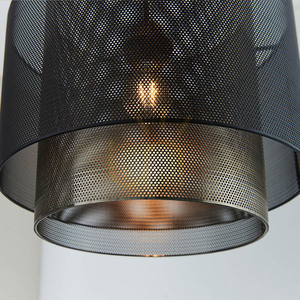 Lampa wisząca Endon Plexus mosiądz stal E27 25 cm small 4