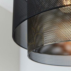 Lampa wisząca Endon Plexus mosiądz stal E27 25 cm small 6