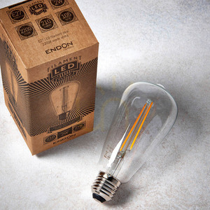 Akcesorium LED filament E27 transparentne szkło Endon 2W 14 cm small 5