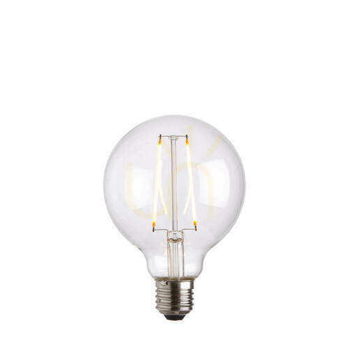 Sprawdź Żarówka LED filament Endon 77108 E27 2 W 230 lm 2200 K, transparentna, Ø 9,5 cm