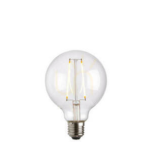 Żarówka LED filament Endon 77108 E27 2 W 230 lm 2200 K, transparentna, Ø 9,5 cm small 0