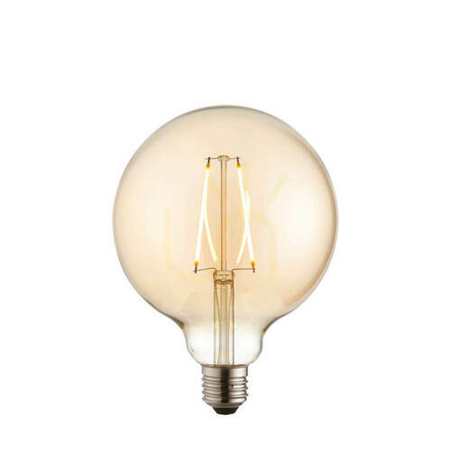 Sprawdź Żarówka LED filament globe E27 2W bursztynowa Endon
