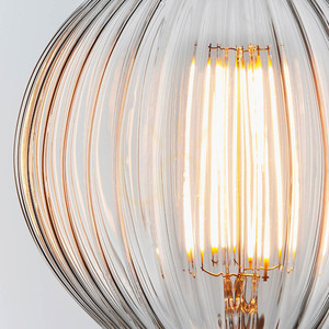 Żarówka dekoracyjna LED E27 4W transparentna Endon Ribb small 2