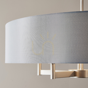 Lampa wisząca Endon Grande szara 5xE27 80 cm small 7