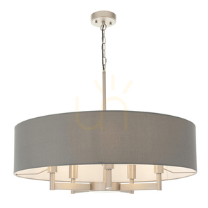 Lampa wisząca Endon Grande szara 5xE27 80 cm small 0