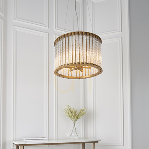 Lampa Wisząca Endon Romola Złota 6xE14 Glamour Ø50 cm small 5
