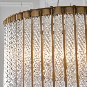 Lampa Wisząca Endon Romola Złota 6xE14 Glamour Ø50 cm small 8