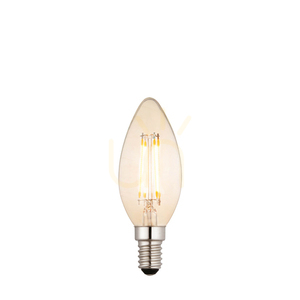 Żarówka LED E14 filament candle Endon 4W 2500K bursztynowa small 0