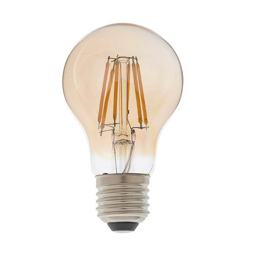 Sprawdź Żarówka LED filament Endon GLS E27 6 W, bursztynowa, ściemnialna