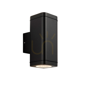 Kinkiet Endon Milton czarny 2xGU10 LED dimmable aluminium szkło small 0