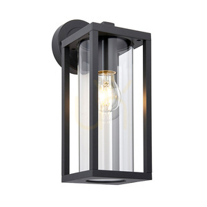 Kinkiet Endon Hamden czarny E27 aluminium szkło 35 cm small 0