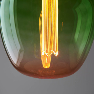 Lampa stołowa Endon Roves różowa E27 2,8 W szkło stal 19 cm small 6