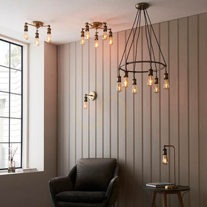 Lampa stołowa Endon Hal, postarzany mosiądz, E27, 45,3 cm small 4