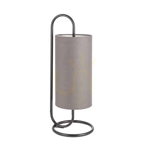 Sprawdź Lampa stołowa Endon szara stalowa E27 50 cm