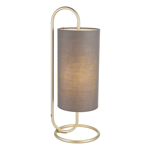 Sprawdź Lampa stołowa Endon Klip szara stalowa E27 50 cm