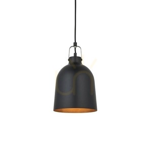 Lampa Wisząca Endon Lazenby Srebrna Stal E27 Śr. 19,6 cm small 0