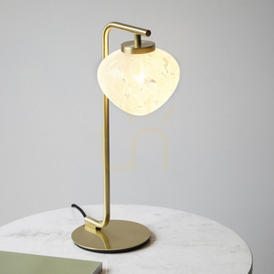 Lampa stołowa Endon Mali mosiądz stal szkło G9 small 5