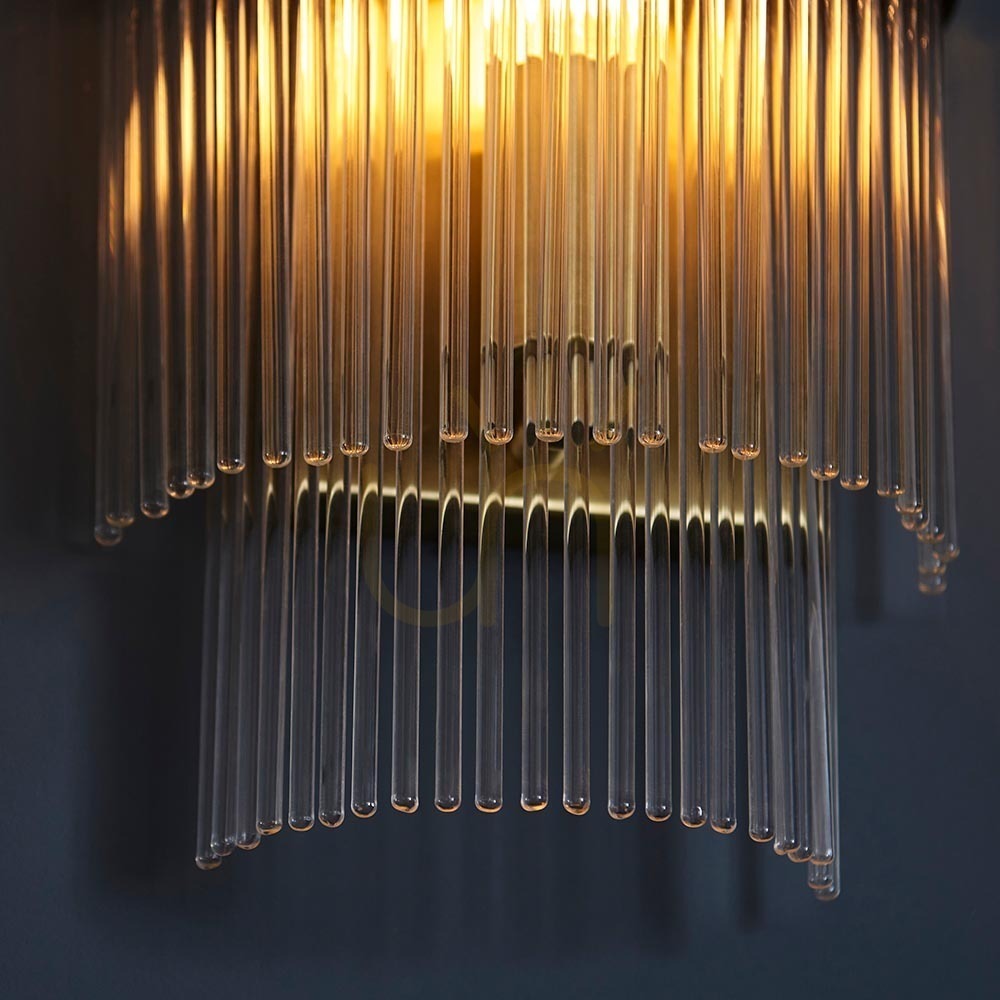 Zobacz Kinkiet Endon Marietta mosiądz metal szkło E14 1x6W regulowany Kinkiet Endon Marietta mosiądz metal szkło E14 1x6W regulowany