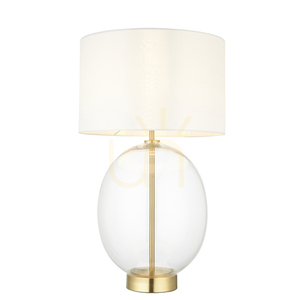 Lampa stołowa Endon Kelda Oval mosiądz vintage white 57,8 cm 0 Lampa stołowa Endon Kelda Oval mosiądz vintage white 57,8 cm small 0