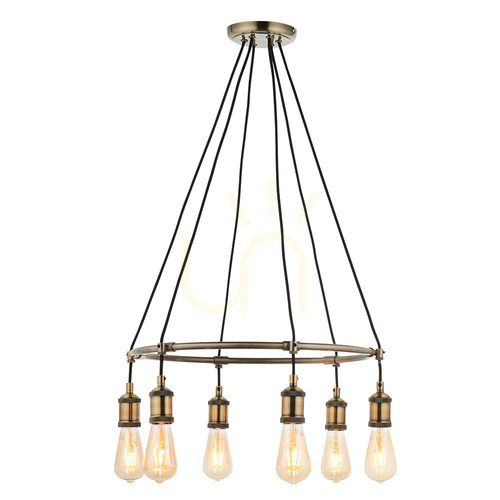 Sprawdź Lampa Wisząca Hal Mosiądz Endon