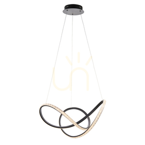 Lampa Wisząca Endon Francisca Czarna LED 42W Średnica 55 cm small 1