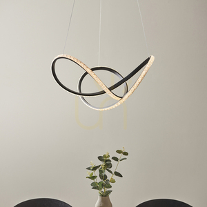 Lampa Wisząca Endon Francisca Czarna LED 42W Średnica 55 cm small 3
