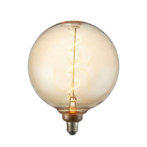 Sprawdź Żarówka LED E27 4W bursztynowa Endon szkło 20 cm