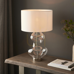 Lampa Stołowa Endon Kelda Srebrna Vintage White E27 57,8 cm 2 Lampa Stołowa Endon Kelda Srebrna Vintage White E27 57,8 cm small 2
