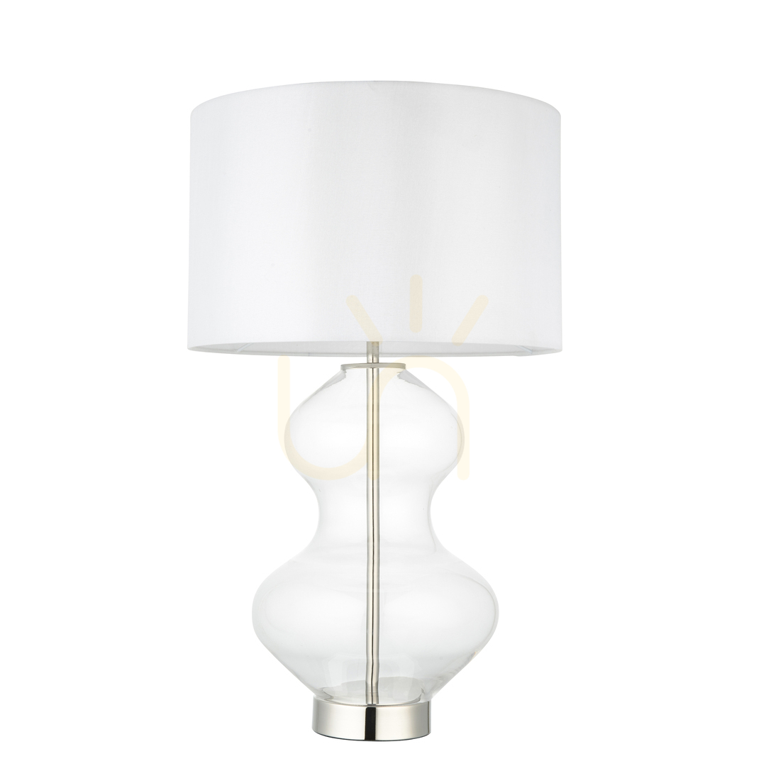 Zobacz Lampa Stołowa Endon Kelda Srebrna Vintage White E27 57,8 cm Lampa Stołowa Endon Kelda Srebrna Vintage White E27 57,8 cm