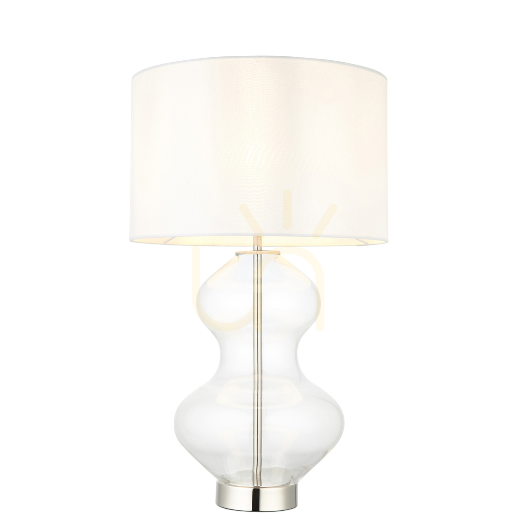 Sprawdź Lampa Stołowa Endon Kelda Srebrna Vintage White E27 57,8 cm Lampa Stołowa Endon Kelda Srebrna Vintage White E27 57,8 cm