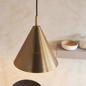 Lampa wisząca Endon Cape mosiądz E27 stal czarny przewód 25,7 cm 4 Lampa wisząca Endon Cape mosiądz E27 stal czarny przewód 25,7 cm small 4