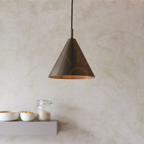 Sprawdź Lampa Wisząca Endon Cape Brązowa Stal E27 25,7 cm