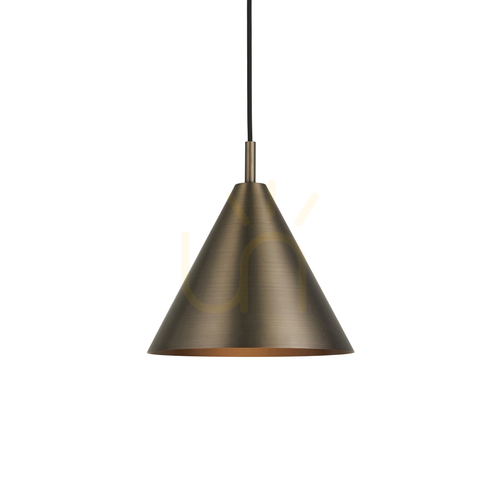Sprawdź Lampa Wisząca Endon Cape Brązowa Stal E27 25,7 cm