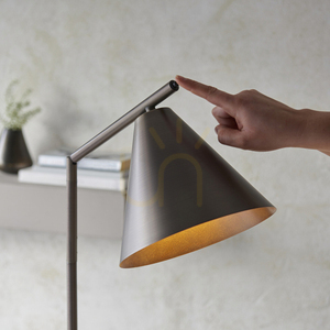 Lampa stojąca Endon Cape brązowa stal E27 5 Lampa stojąca Endon Cape brązowa stal E27 small 5