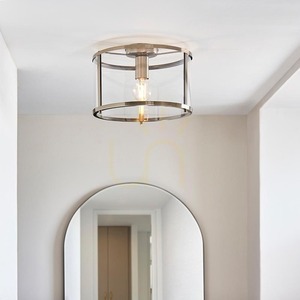 Plafon Endon Hopton mosiądz E27 31 cm stal szkło 4 Plafon Endon Hopton mosiądz E27 31 cm stal szkło small 4