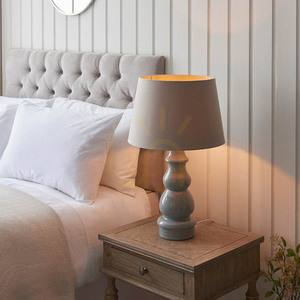 Lampa stołowa Endon Provence Cici szara ceramiczna E27 66 cm small 3
