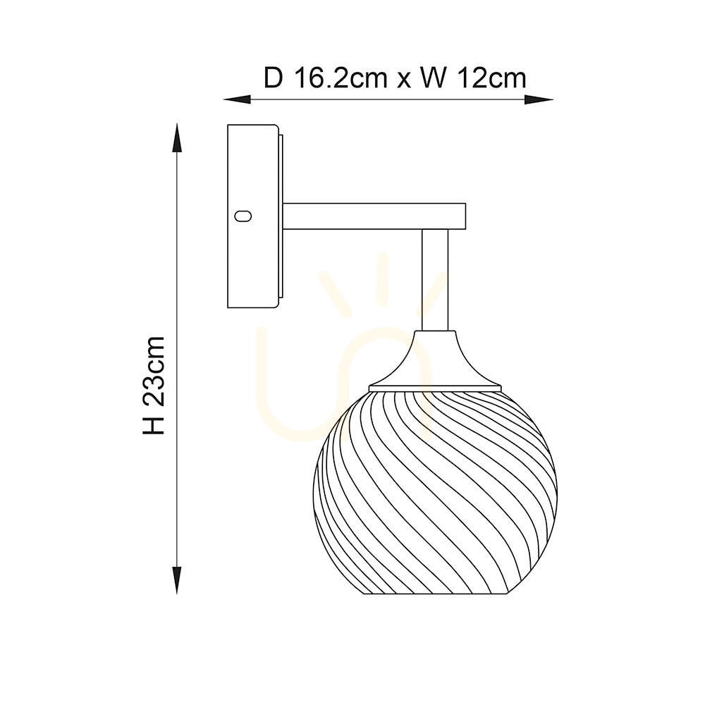 Obejrzyj Kinkiet Endon Allegra srebrny stal szkło E14 dimmable Kinkiet Endon Allegra srebrny stal szkło E14 dimmable