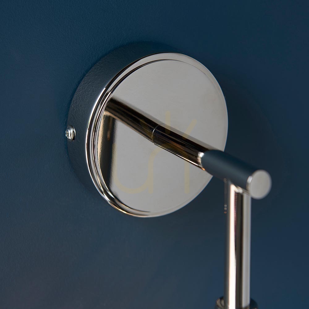 Wyświetl Kinkiet Endon Allegra srebrny stal szkło E14 dimmable Kinkiet Endon Allegra srebrny stal szkło E14 dimmable