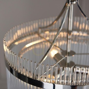 Lampa wisząca Endon Marietta srebrna 3xE14 szklana, dimmowalna 40 cm small 6