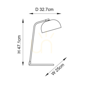 Lampa stołowa Endon Brair mosiądz stal E14 47,1 cm 2 Lampa stołowa Endon Brair mosiądz stal E14 47,1 cm small 2