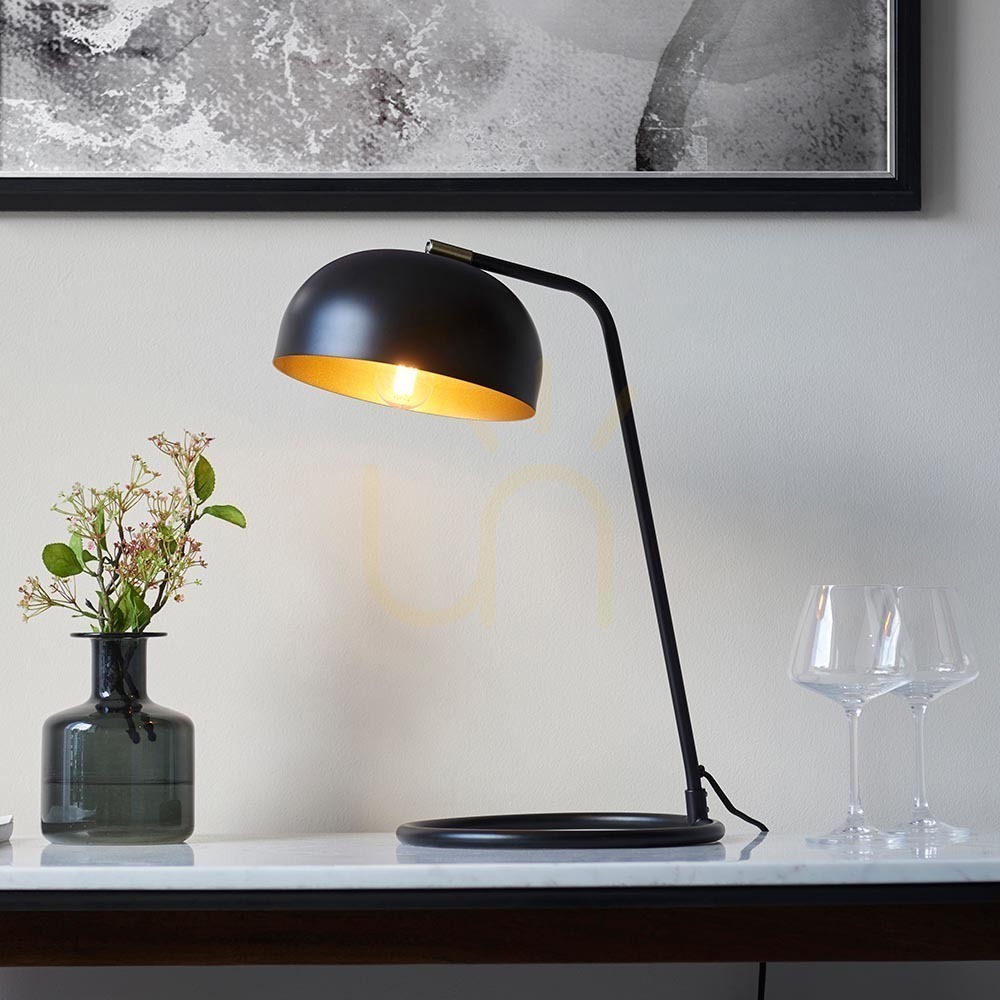 Wyświetl Lampa stołowa Endon Brair mosiądz stal E14 47,1 cm Lampa stołowa Endon Brair mosiądz stal E14 47,1 cm