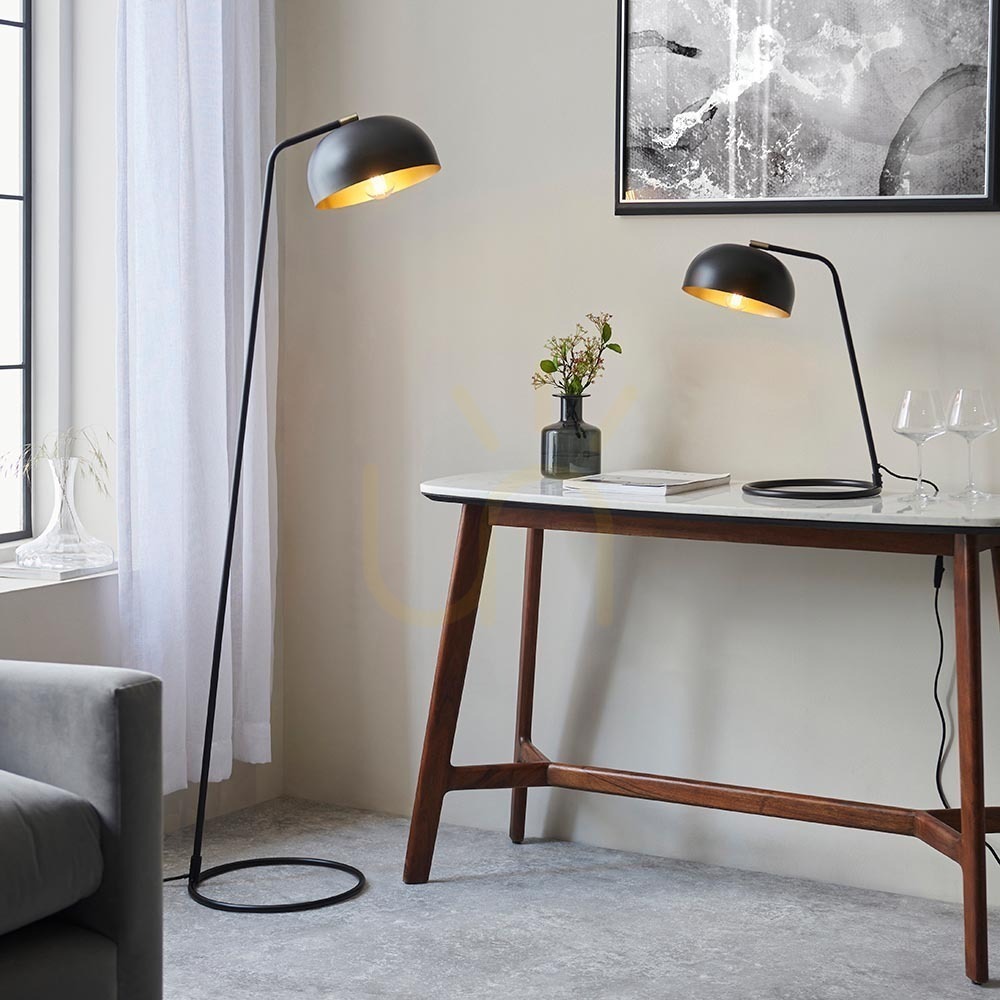 Wyświetl Lampa stołowa Endon Brair mosiądz stal E14 47,1 cm Lampa stołowa Endon Brair mosiądz stal E14 47,1 cm