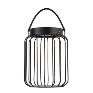 Lampa stołowa Endon Tropic czarna LED stal szkło 27 cm 1 Lampa stołowa Endon Tropic czarna LED stal szkło 27 cm small 1
