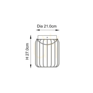 Lampa stołowa Endon Tropic czarna LED stal szkło 27 cm 2 Lampa stołowa Endon Tropic czarna LED stal szkło 27 cm small 2