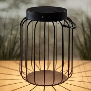 Lampa stołowa Endon Tropic czarna LED stal szkło 27 cm 5 Lampa stołowa Endon Tropic czarna LED stal szkło 27 cm small 5