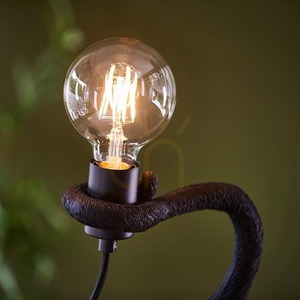 Lampa stołowa Endon Capuchin czarna z żywicy i stali small 7