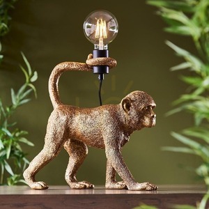 Lampa stołowa Endon Capuchin czarna z żywicy i stali small 3