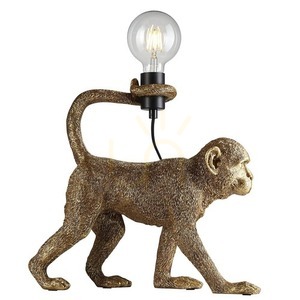 Lampa stołowa Endon Capuchin czarna z żywicy i stali small 9