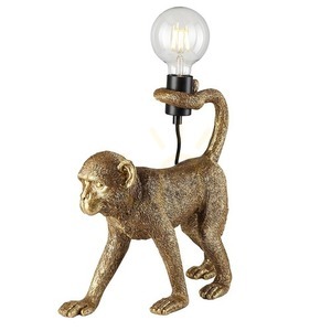 Lampa stołowa Endon Capuchin czarna z żywicy i stali small 0