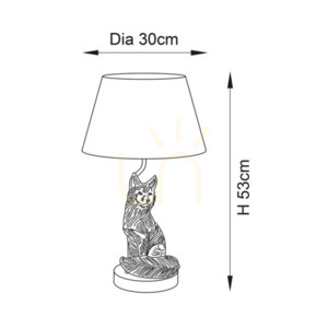 Lampa stołowa Endon Fox czarna 53 cm E14 granatowy klosz 2 Lampa stołowa Endon Fox czarna 53 cm E14 granatowy klosz small 2